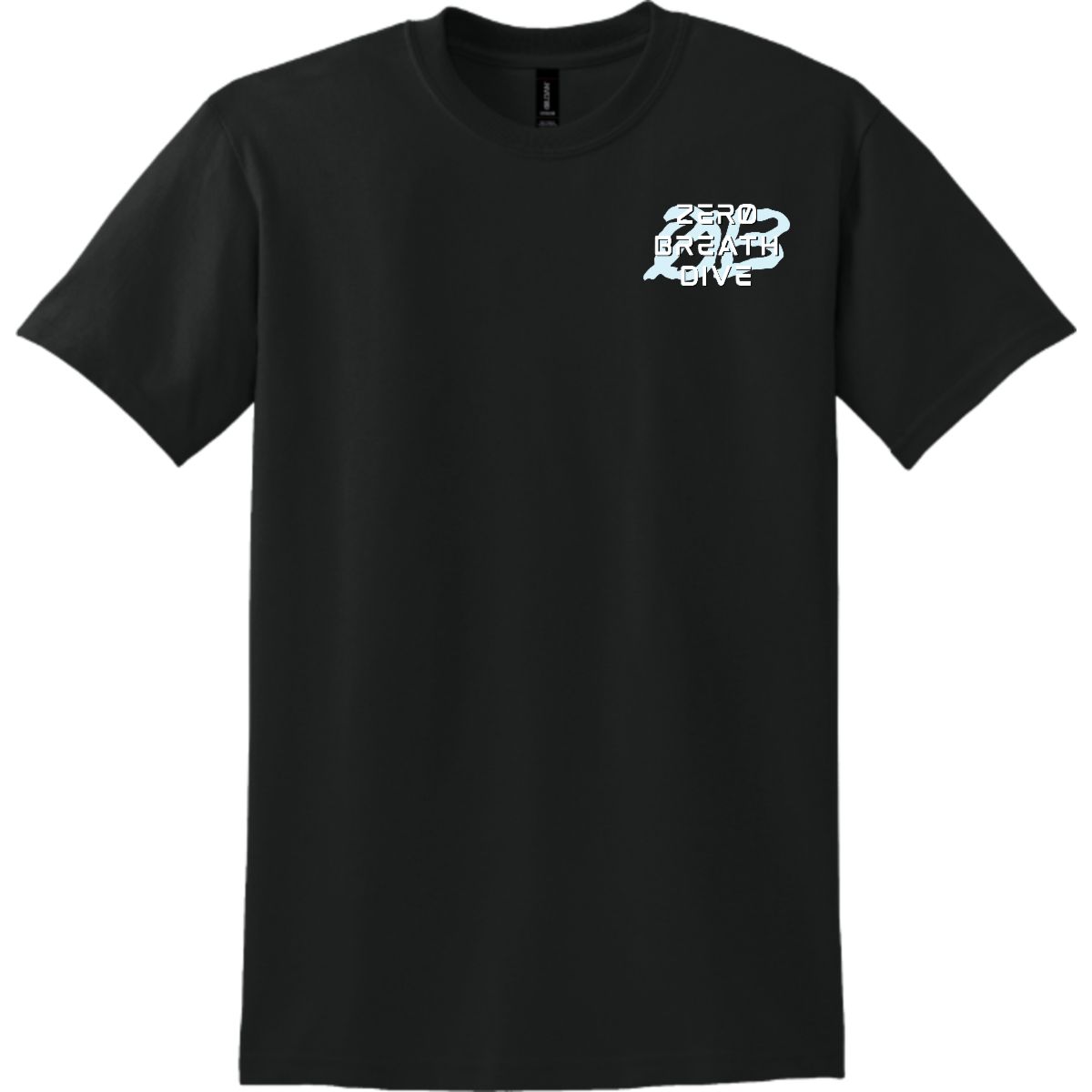 Dive Shirt - Black T-Shirt - Bioluminescence - Zero Breath Clothing