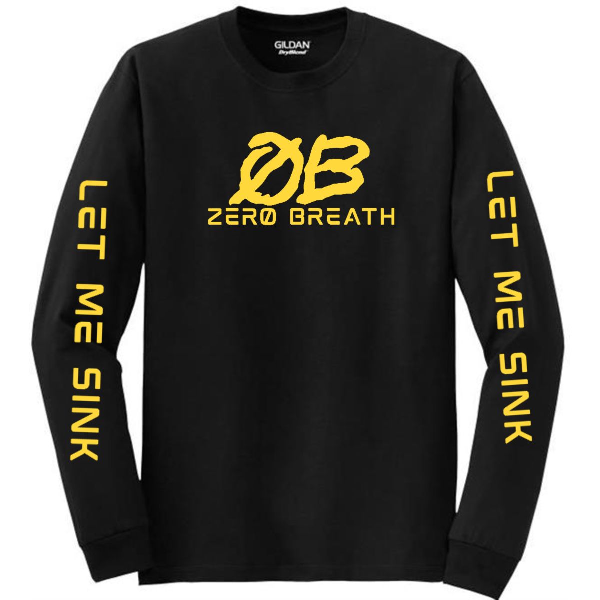 Long Sleeve Tee Shirt - Let Me Sink - Zero Breath Clothing